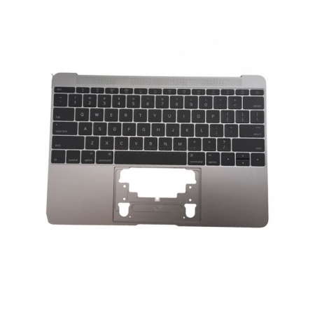 Keyboard U.S with Top Case MacBook A1534 12 inch Retina 2015 Gray 661 02243 - Apple Force
