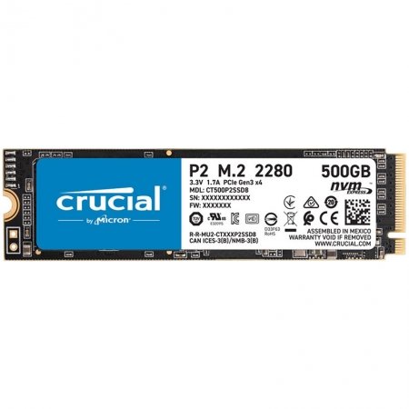 Crucial MX500 500GB 3D NAND M.2 Type 2280 Internal SSD - Apple Force