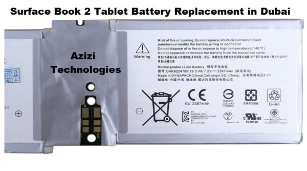 Surface Book 2 Tablet Battery Replacement in Dubai